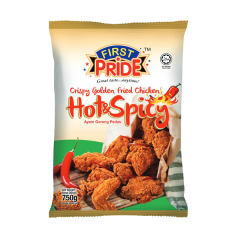 First Pride Fully Cooked Crispy Golden Fried Chicken Hot & Spicy